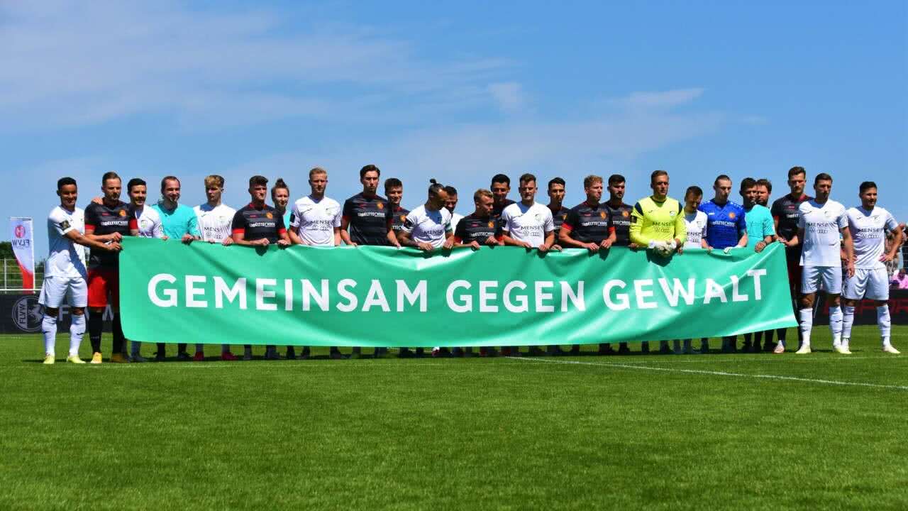 Gemeinsam gegen Gewalt Banner